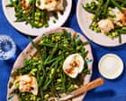 Meera Sodha’s recipe for spicy mozzarella, green bean and edamame salad | Meera Sodha recipes