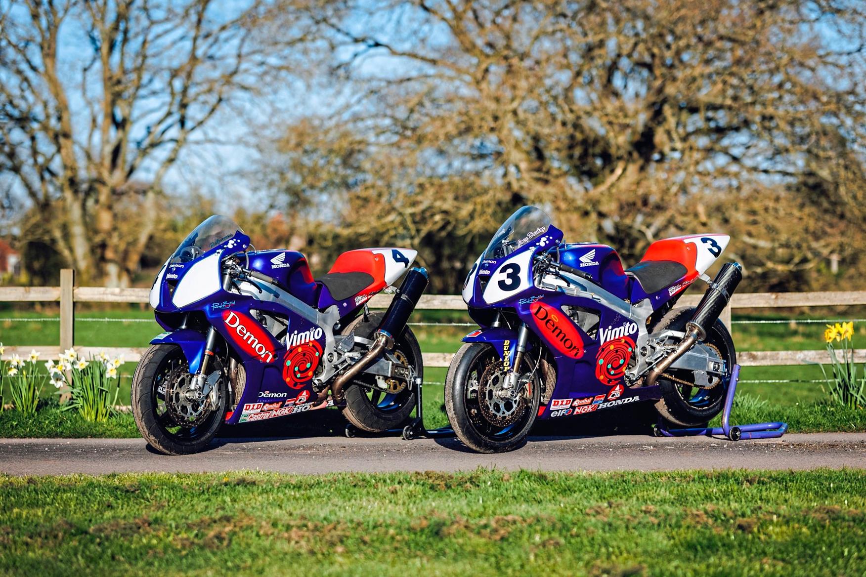 Honda SP-1s ridden by Joey Dunlop and John McGuinness go up for auction
