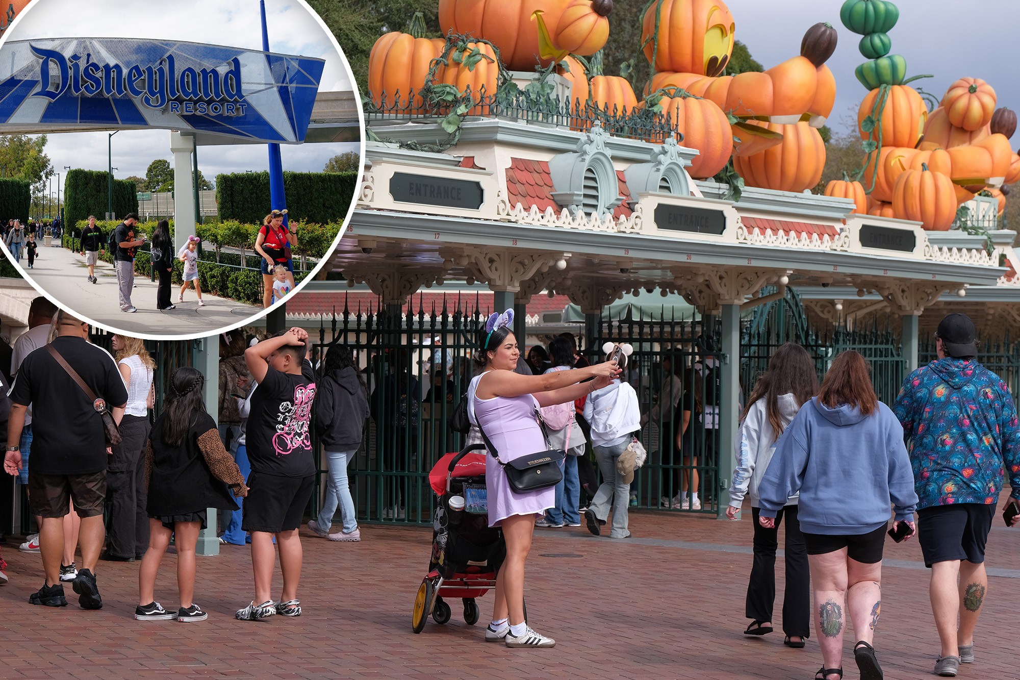 Loud street agitators are turning the entrance to Disneyland into a vacation nightmare