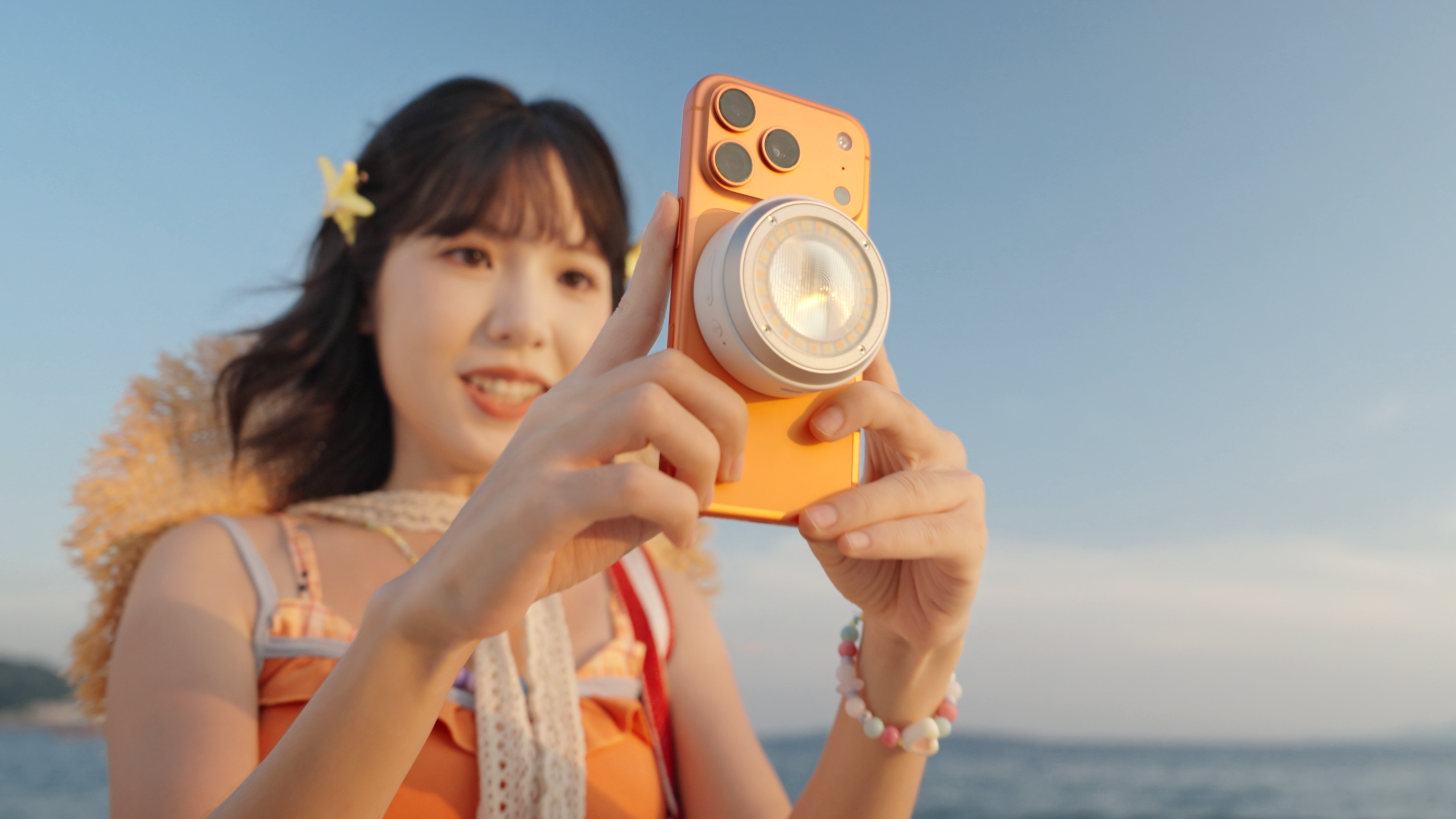 The Godox A2 is a real flash for your phone