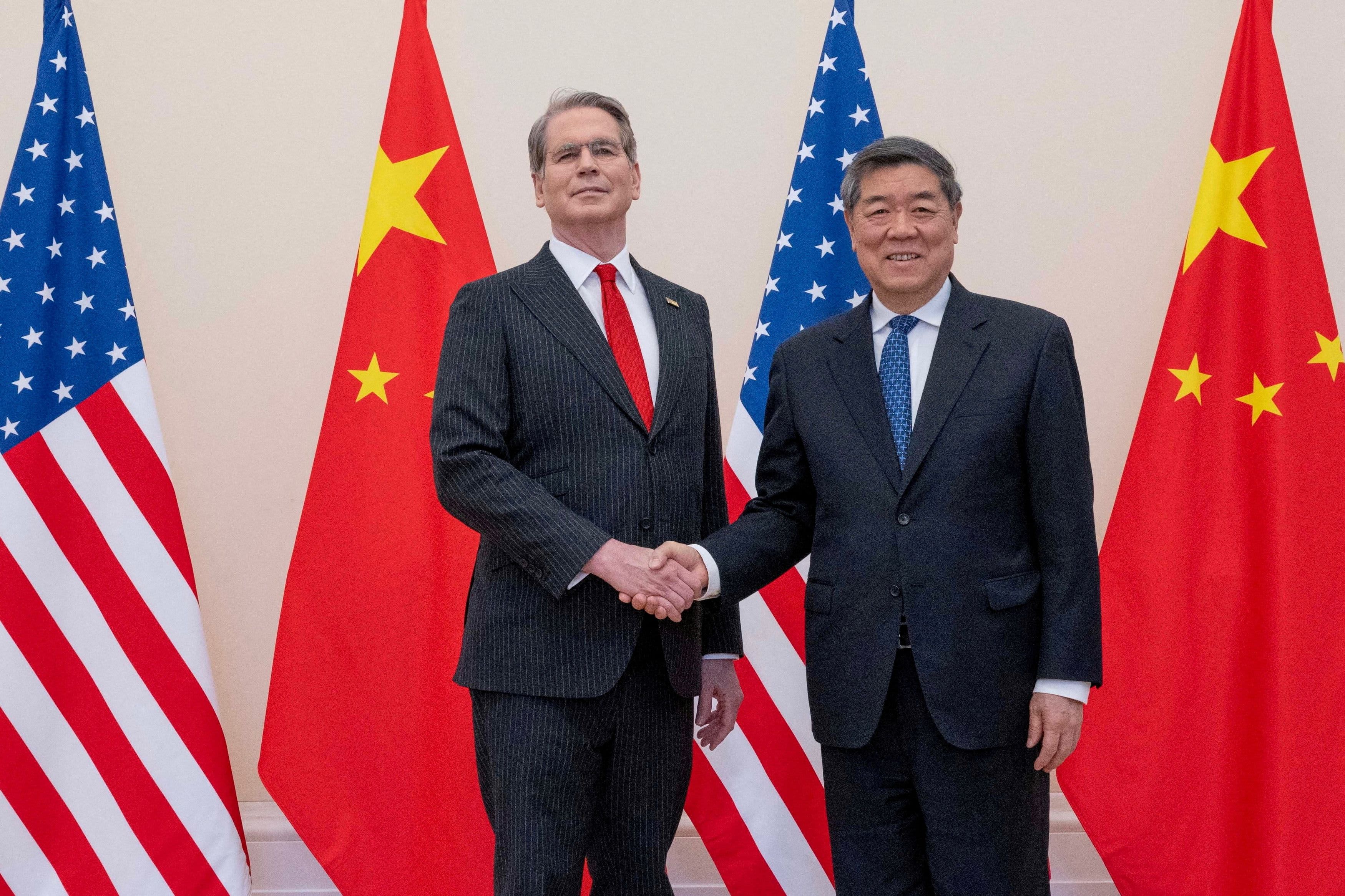 Bessent calls meeting with China Vice Premier He Lifeng 'successful' ahead of Trump-Xi summit