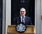 Keir Starmer and Andy Burnham have met away from No 10 to discuss transition – as it happened