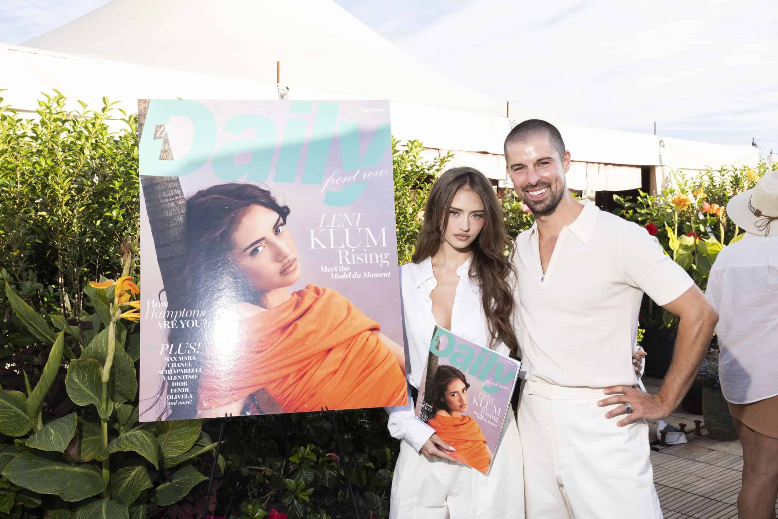 The Daily Celebrates Leni Klum’s August Cover at Barlume Beach