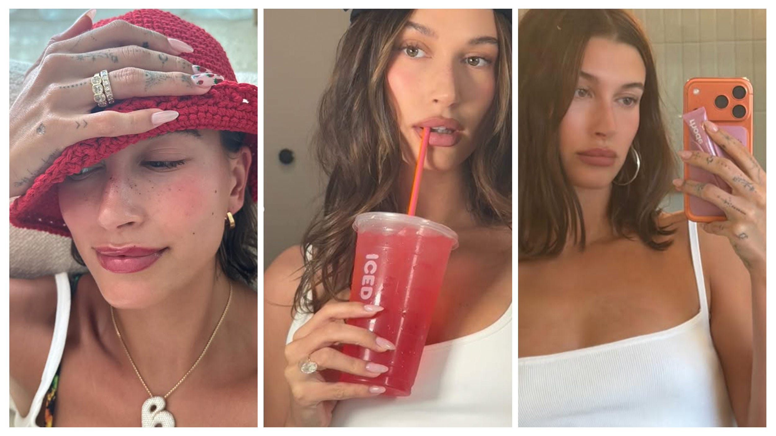 How to Get the Perfect Nude Manicure, According to Hailey Bieber's Nail Artist