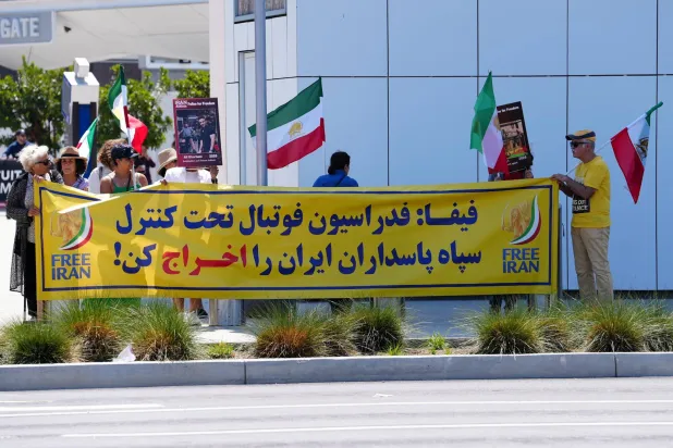 Iran's Team Arrives in America Amid Protests Demanding Its Expulsion from FIFA