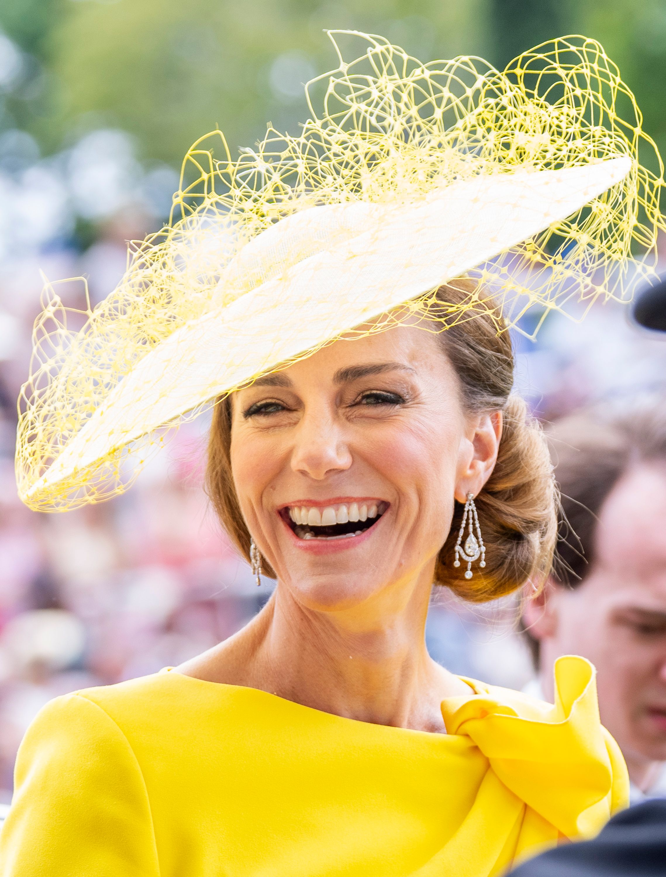 Kate Middleton's Jumbo Cinnamon Roll Chignon Is Ever So Elegant — See Photos