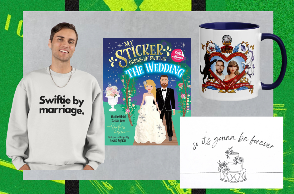 From ‘Royal Wedding’ Mugs to ‘Paper Rings,’ Taylor & Travis Wedding Merch Has Already Hit the Internet