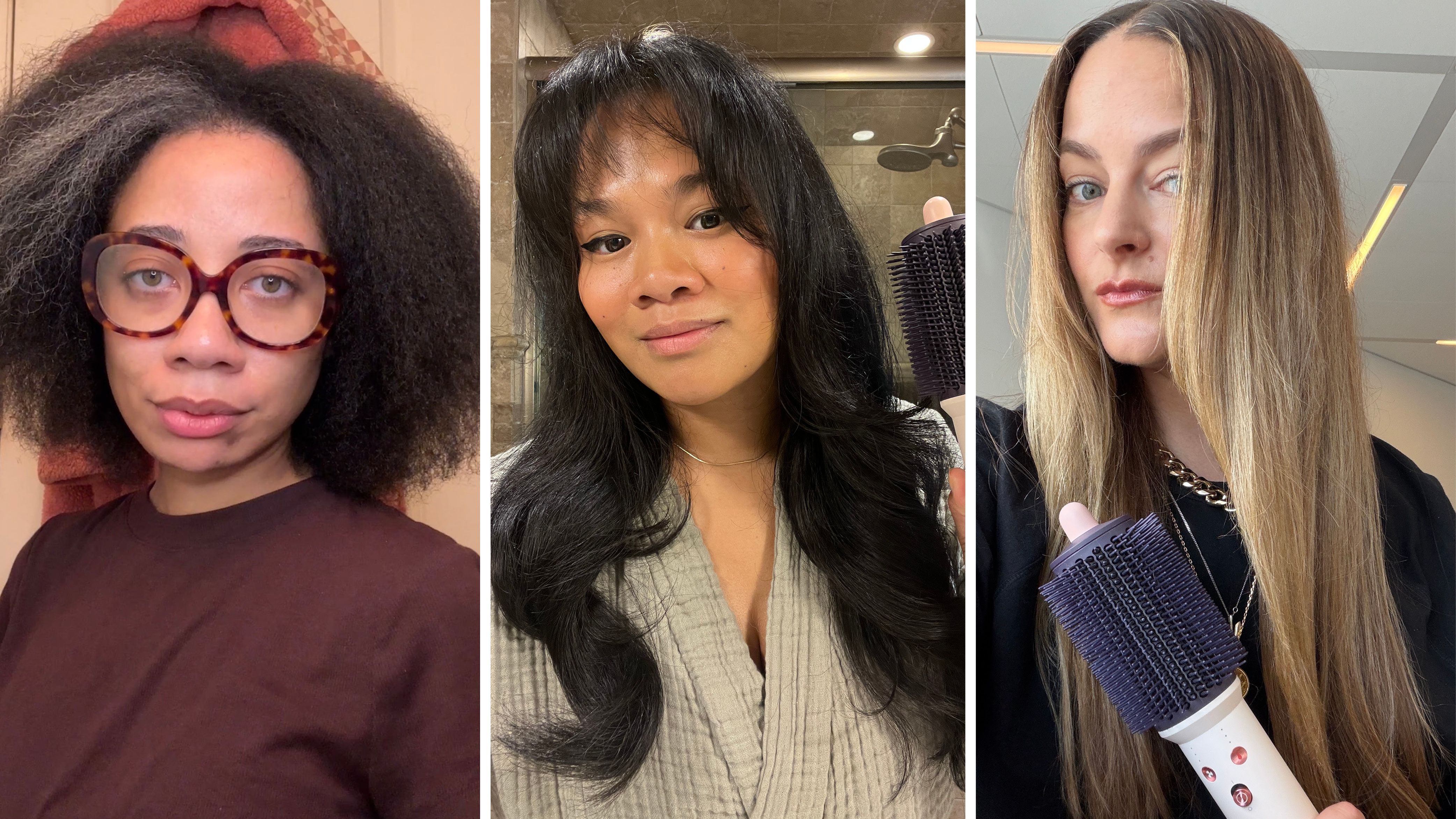 We Tested Dyson's Airsmooth on 4 Different Hair Types