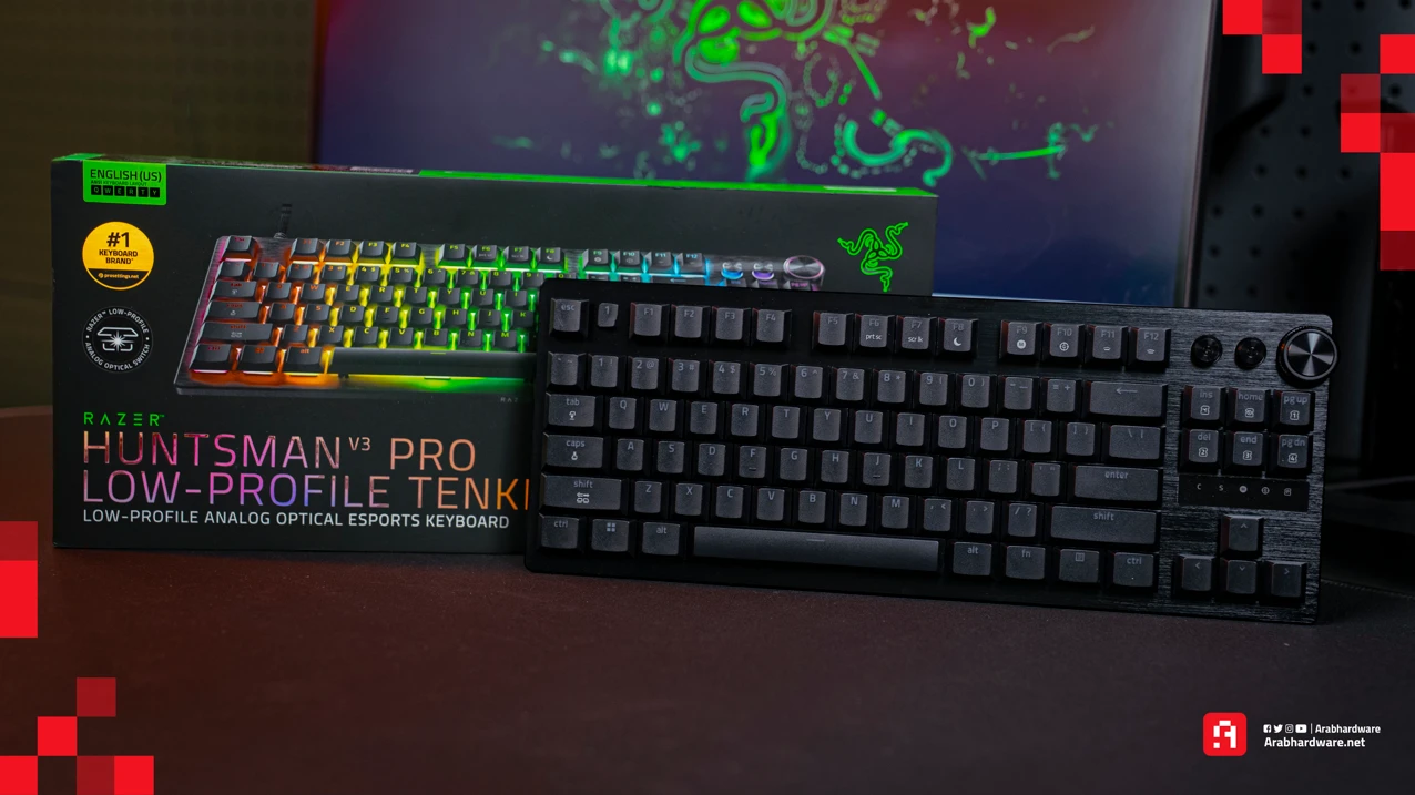 استثنائي للمحترفين| مراجعة كيبورد Razer Huntsman V3 Pro Low-profile