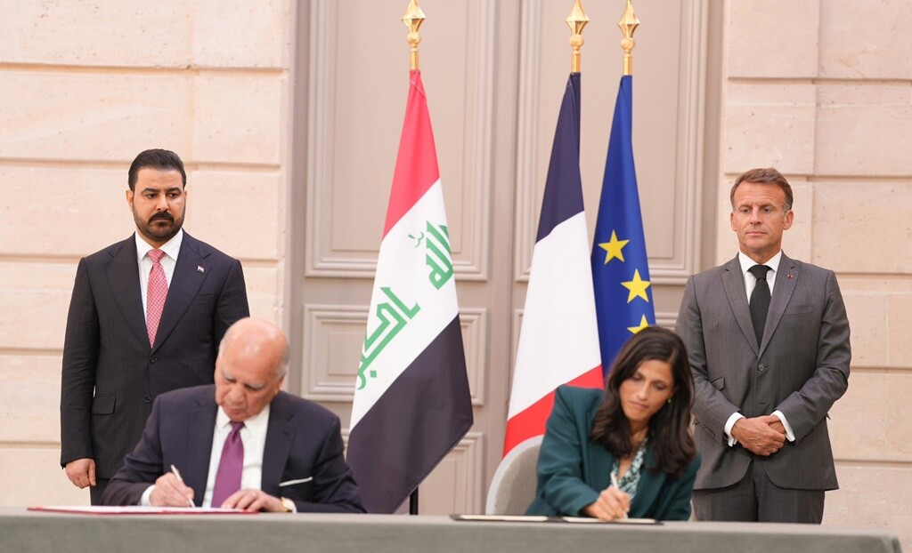 Iraq, France sign agreements to enhance economic, defense capacities