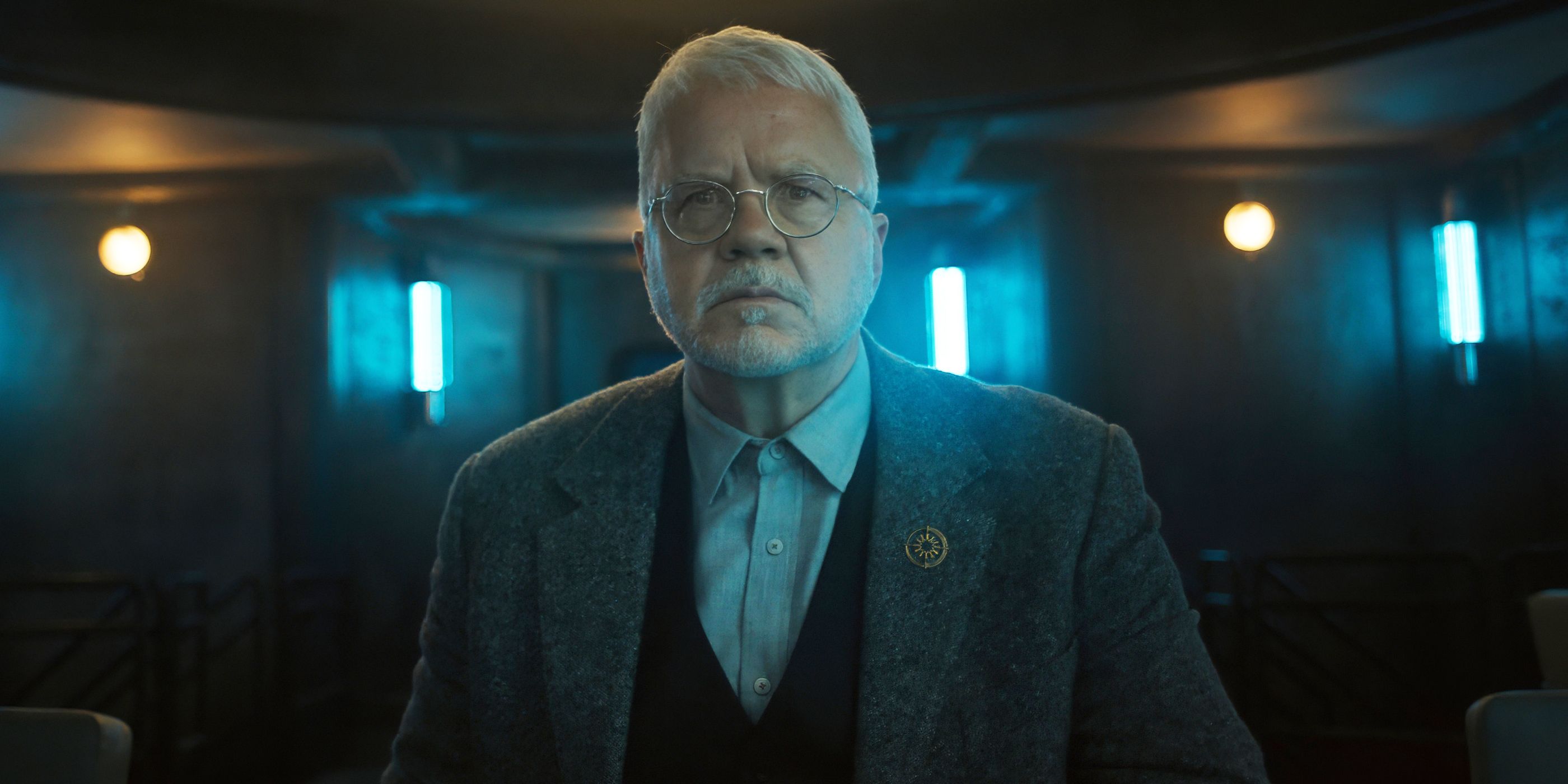 'Silo's Tim Robbins Discusses the Show's Major Change to Bernard's Book Ending in Season 3