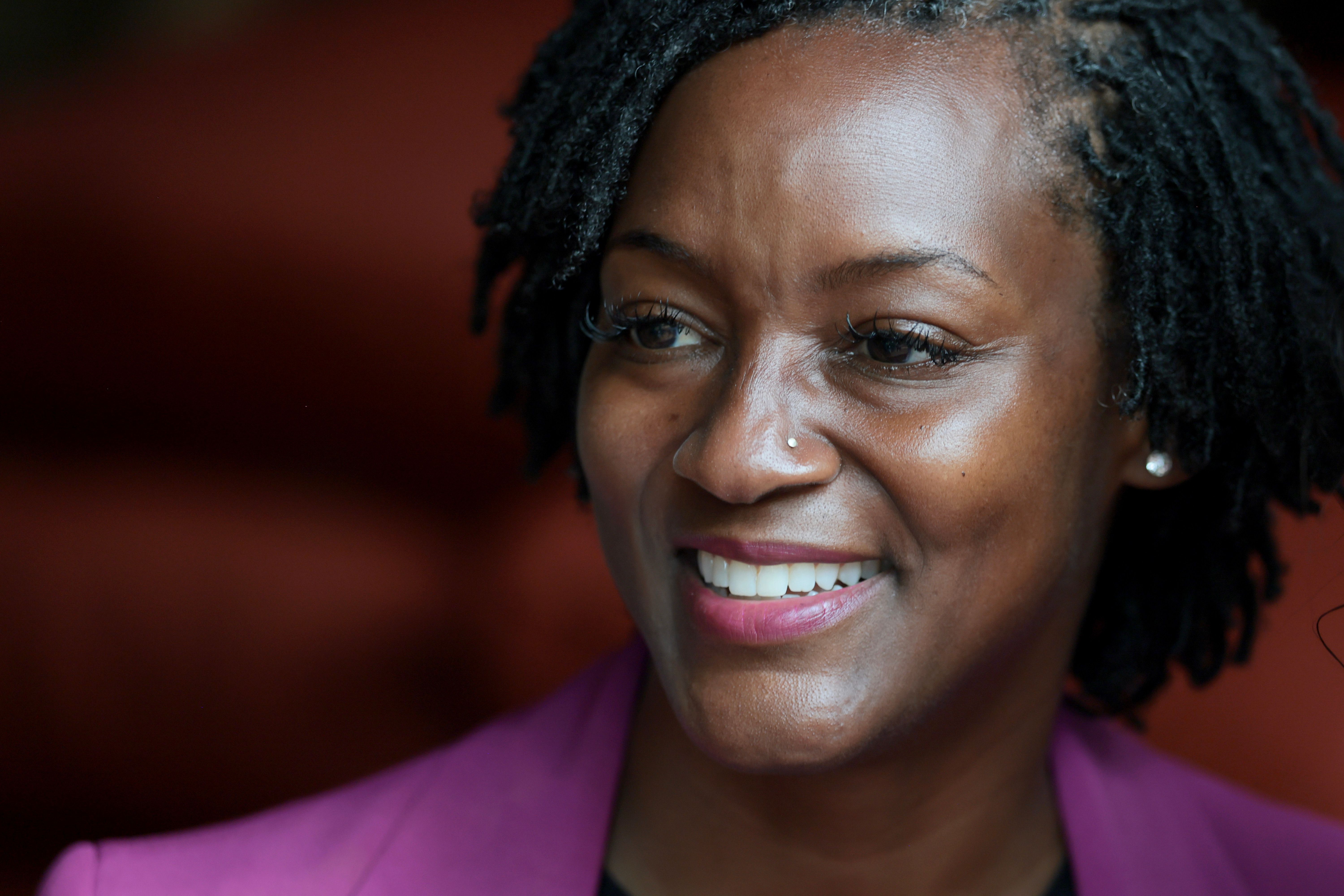 Angie Nixon Has Big Senate Dreams—But Her Feet Are Firmly on the Ground (in Hot Pink Skechers)