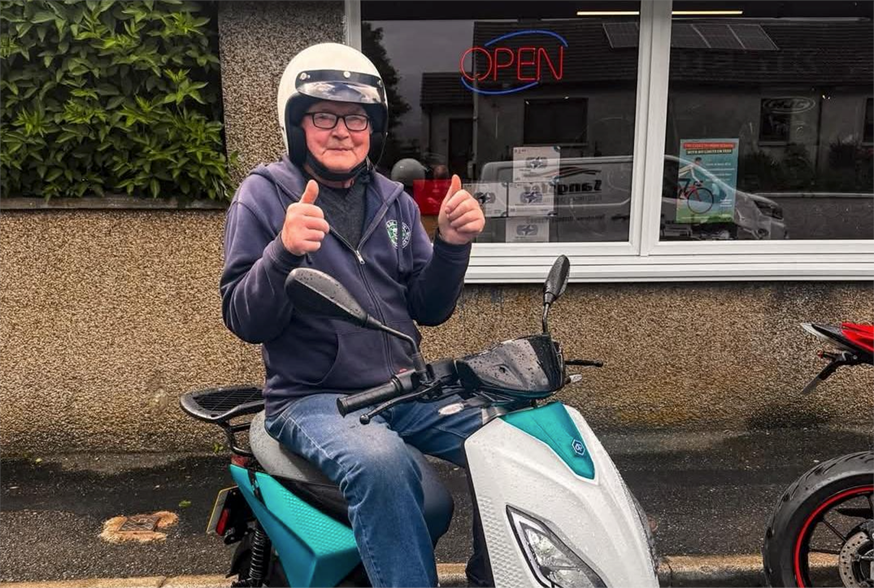 Local Caithness dealership helps 86-Year-Old Rider Stay on two wheels