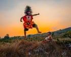 A theatrical dancer on a pristine limestone mountain in East Java: Mohammad Nur Nasikin’s best phone picture