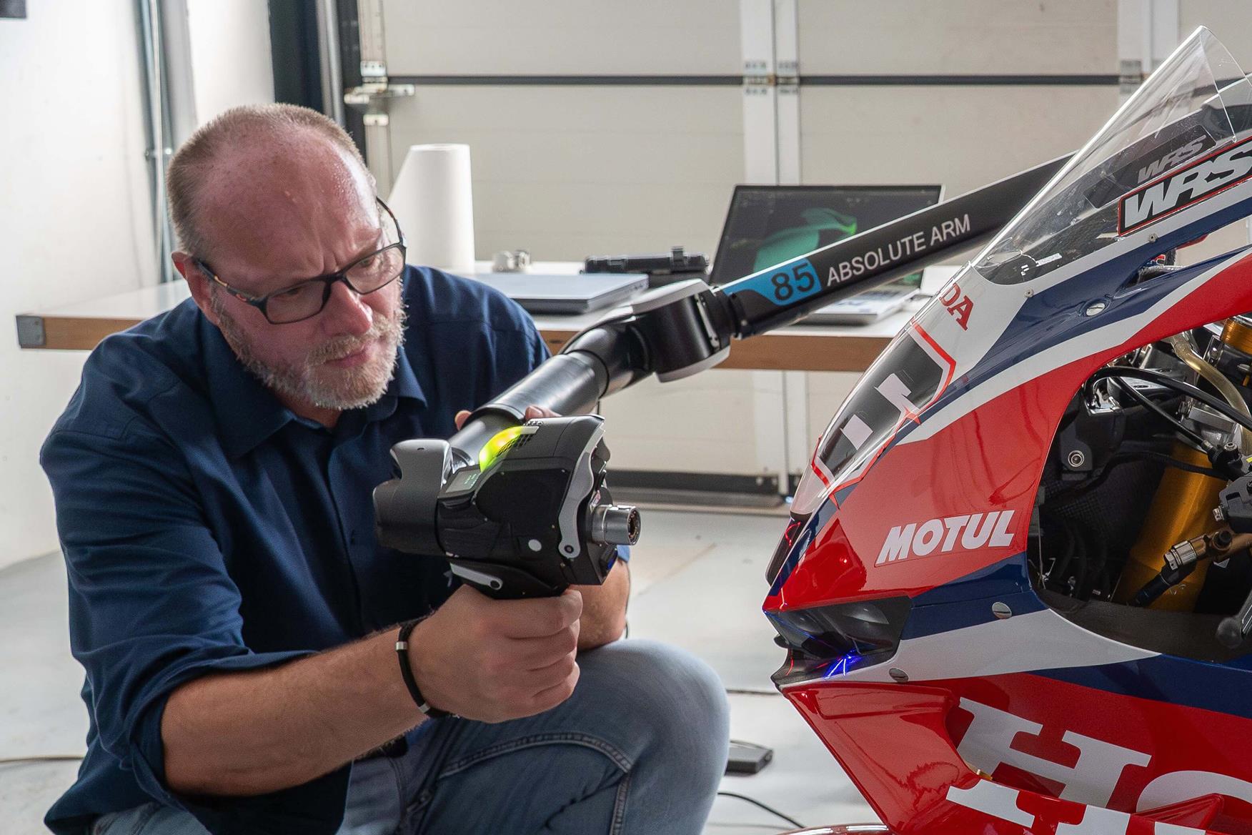 Meet the laser scanner now deciding if WorldSBK bikes are legal – and how the FIM checks the rules