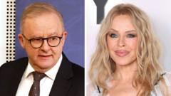Australian PM apologises for 'inappropriate' comments about Kylie Minogue