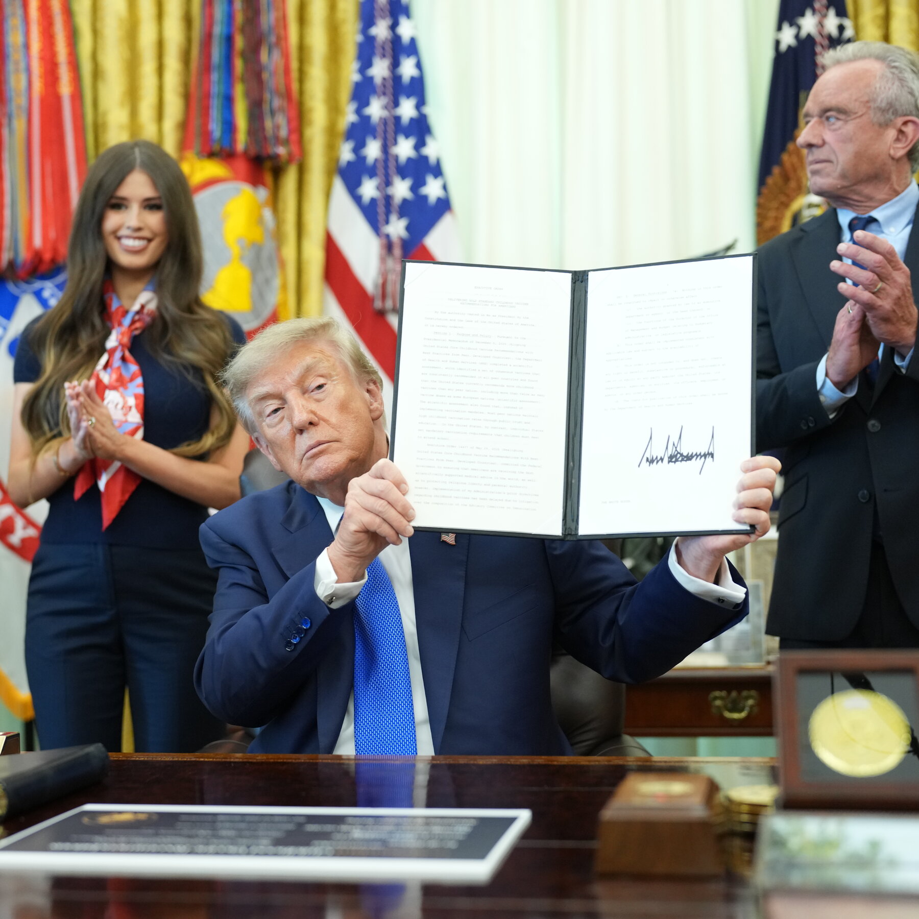 Trump Signs Executive Order Calling for Fewer Childhood Vaccines